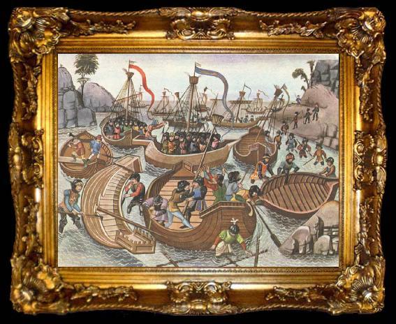 framed  unknow artist That French malning am exposing how Alexandria and his medelhavssjoman flush arrived in switch with tide wide river Industry lower bore, ta009-2
